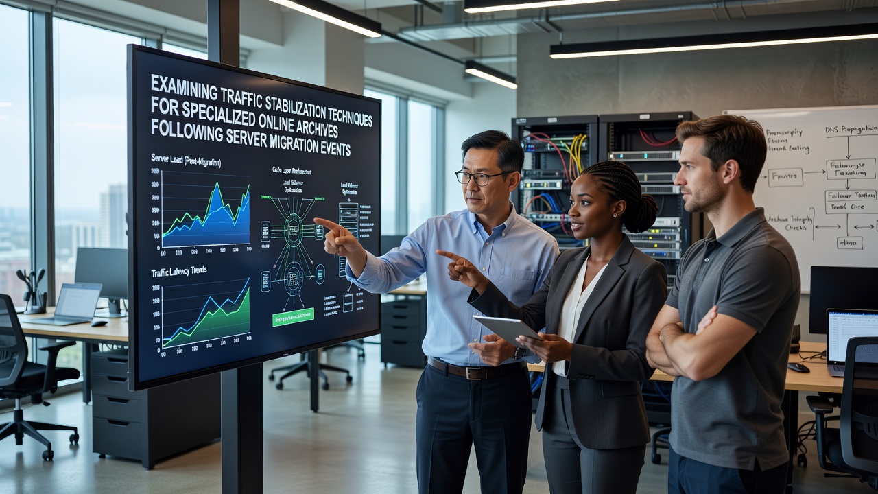 Examining Traffic Stabilization Techniques for Specialized Online Archives Following Server Migration Events