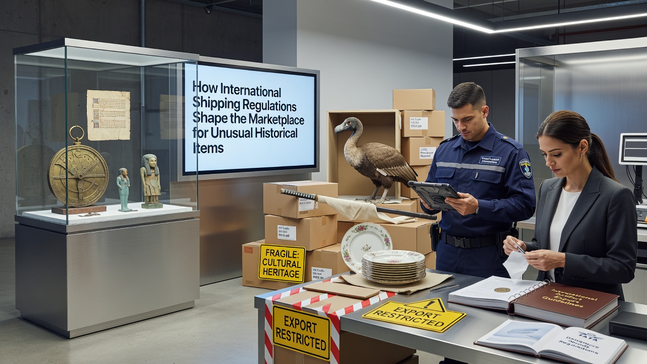 How International Shipping Regulations Shape the Marketplace for Unusual Historical Items